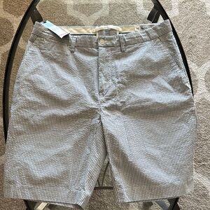 Men's Striped Blue Shorts Seersucker Polo Ralph Lauren
